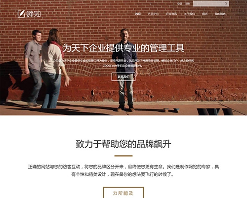 muban-1 大气视频背景设计公司网站